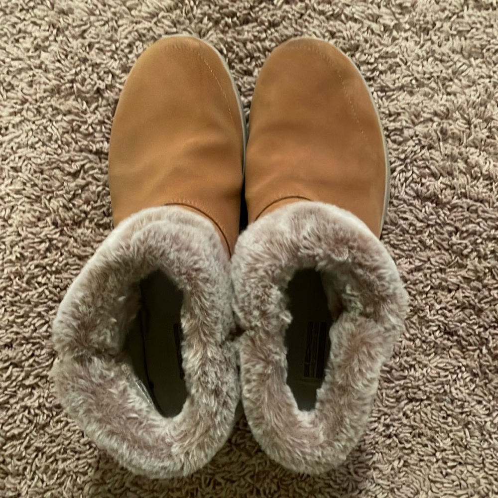 Skechers Booties Brown Suede leather Size 11